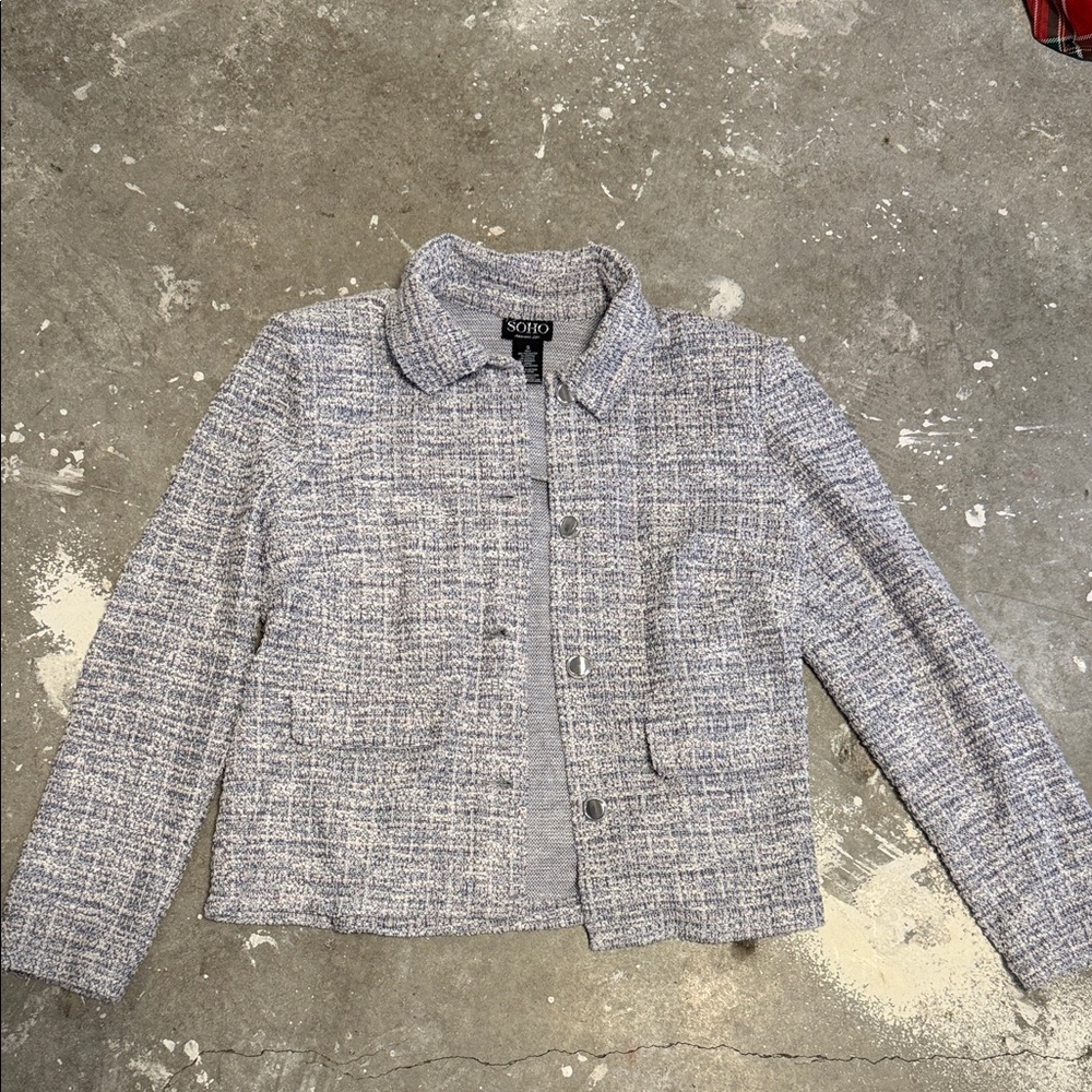 SOHO Blazer with button detail